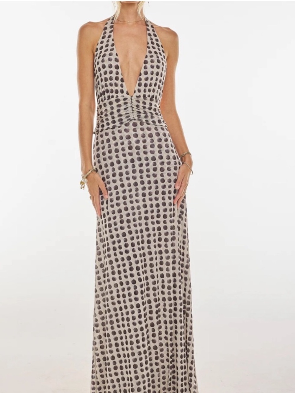 Resa Chelsea Maxi Dress in Eclipse Polka Dot